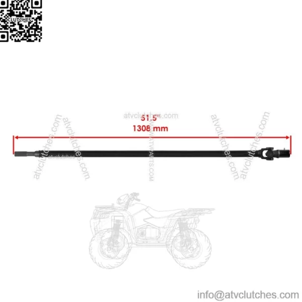 Rear Prop Shaft For POLARIS RZR XP 1000 SPORT/PREMIUM 2021 (For: Polaris) - Image 4