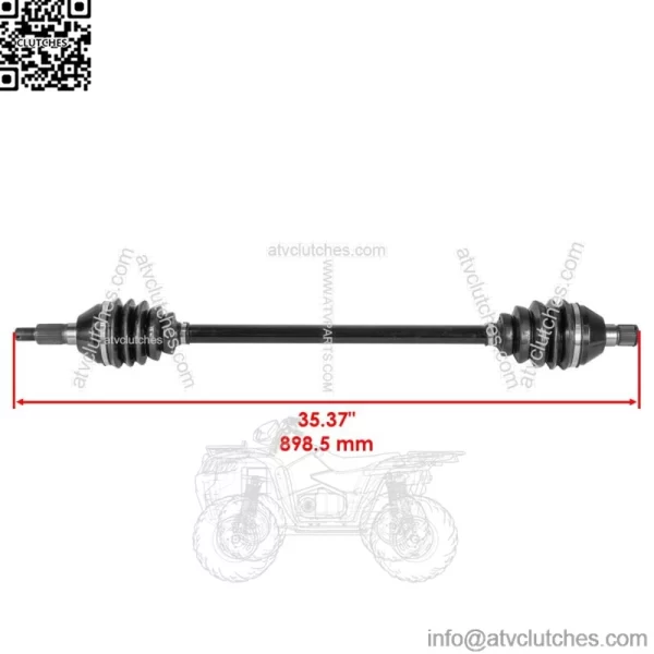 Rear Left Or Right CV Joint Axle For Can-Am Maverick X3 Max Turbo RR XRS 2020-24 - Image 2