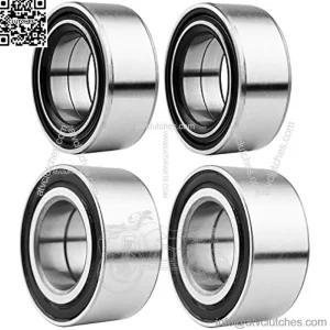 Front&Rear Wheel Bearings for Polaris Ranger RZR 800/ RZR S 800 /RZR 4 800/ Ranger 4x4 800 EFI&EFI CREW 2010-2014,12-15 Ranger 4x4 900 Diesel& Diesel CREW&Ranger RZR 570 EFI,Replaces # 3514699/3514635