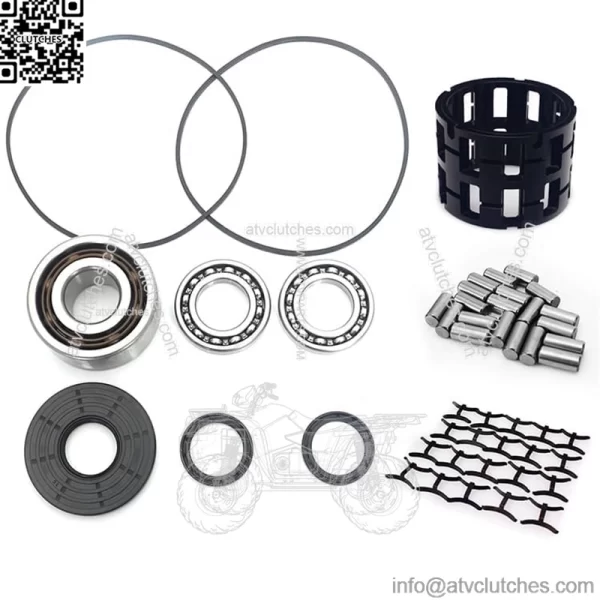 Front Differential Roller Cage Bearing & Seal Kit for Polaris Brutus HD 4X4 / Ranger Diesel 4X4 / RGR 900D 4X4 2011-2015
