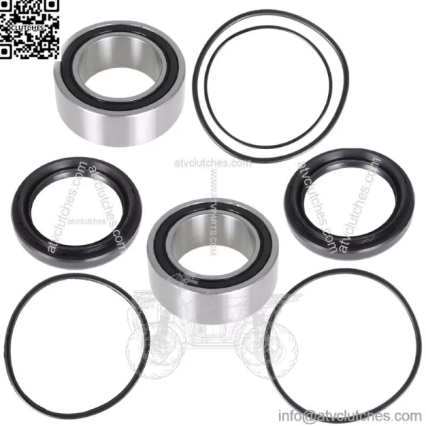 FOR YAMAHA YFM700 700R RAPTOR UPGRADED REAR WHEEL AXLE BEARING KIT 2006-2017