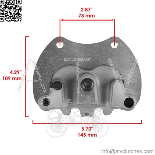 Rear Left & Right Brake Caliper For Polaris RZR XP 1000 PREMIUM 2022 (For: Polaris) - Image 2