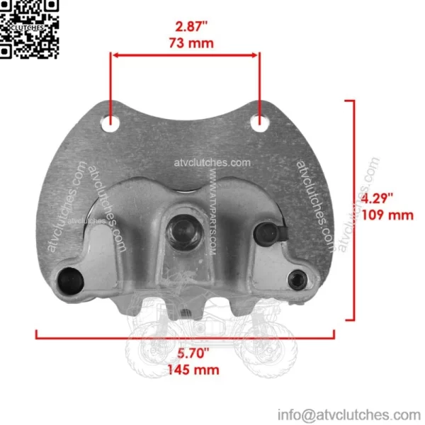 Rear Left & Right Brake Caliper For Polaris RZR XP 1000 PREMIUM 2022 (For: Polaris) - Image 4