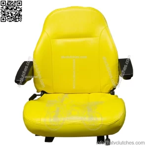 Replacement Yellow Seat w/Armrests Fits John Deere Z810A Z850A Z910A Z925A Z960A