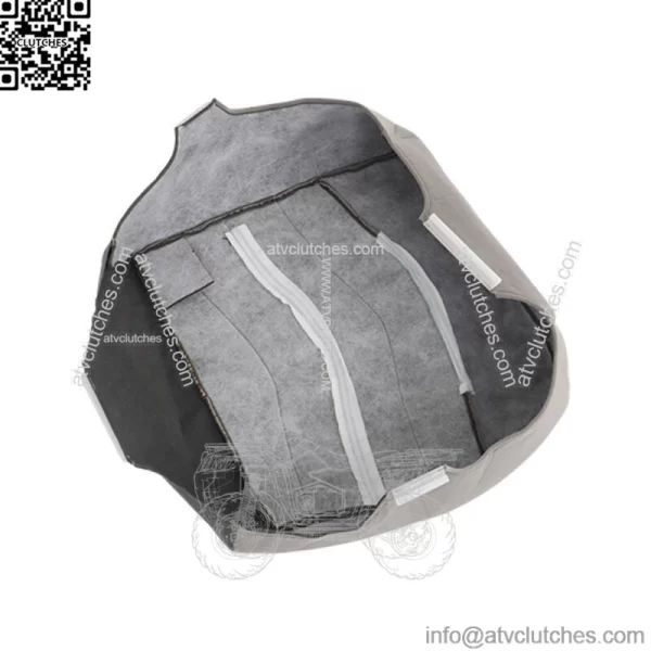 For 1999-2000 Ford F250 F350 F450 F550 XLT Front Seat Cover Driver Gray Cloth - Image 2