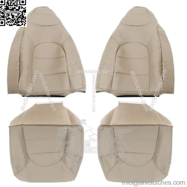 Seat Cover Front Driver&Passenger Side For 1999 2000 Ford F250 350 Lariat Tan