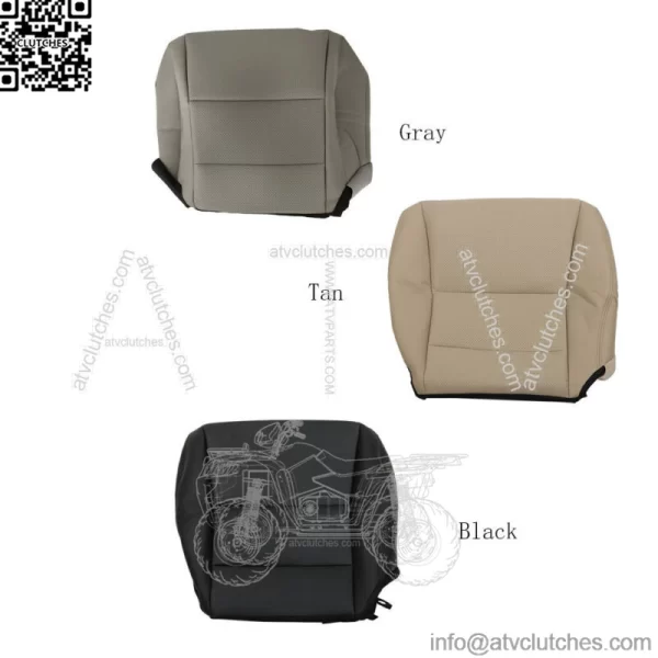 For 2013-16 17 Honda Accord Driver Side Bottom Seat Cover Perforated Leather