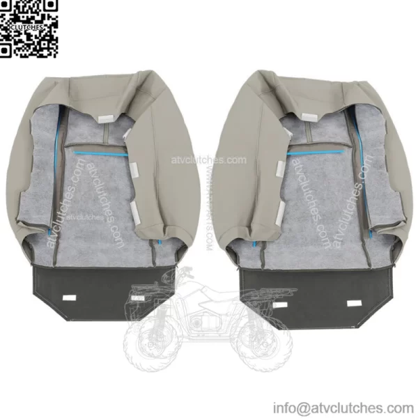 Seat Cover Gray For 2007-2014 Chevy Tahoe GMC Sierra Front Left&Right Bottom&Top - Image 2