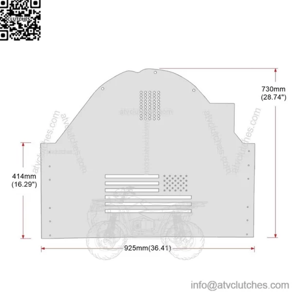 Applicable to 2004-2009 Prius catalytic converter guard plate can be customized / custom pattern - Image 2