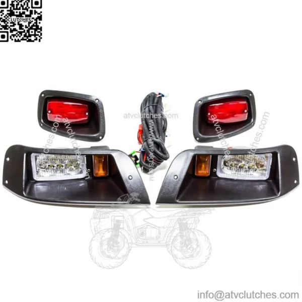 Gas & Electric LED Light Kit for EZGO TXT 1996 & UP Golf Carts Adjustable