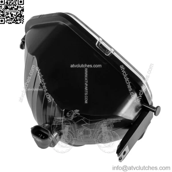 Front Left Headlight w/Bulb for Polaris Sportsman 850 Touring 2020-2022 (For: Polaris Sportsman 570) - Image 3