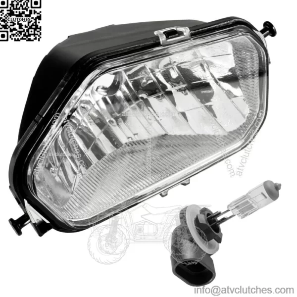 Front Right Headlight w/Bulb for Polaris Ranger 800 Crew 2010 / Mid-Size 2013-14 (For: Polaris Sportsman 570)