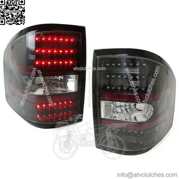 For LED Black Tail Light Lamp 2004 - 2009 F150 F-150 Flareside Type PAIR Set (For: Ford F-150)