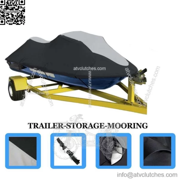 Jet Ski Cover for Yamaha Waverunner FX SVHO 2014-2022 PWC JetSki Watercraft (For: 2014 Yamaha SVHO)