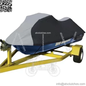 Jet Ski Cover Compatible for Yamaha Wave Runner FZR 2009 2010 2011 2012 2013 2014 2015 2016 Personal Watercraft PWC Jetski Jet Ski Cover