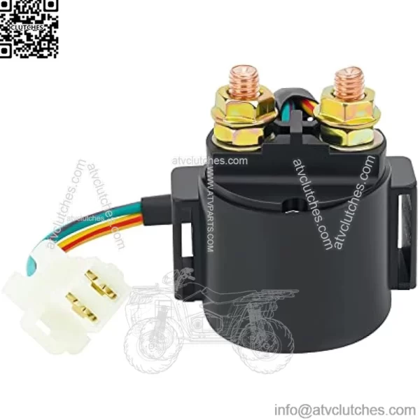 Road Passion Starter Solenoid Relay for Yamaha Moto-4 200 YFM200 85-89 Moto-4 225 YFM225 1986 1987 Moto-4 250 YFM250 89-91 Moto-4 350 YFM350 87-95 ATV