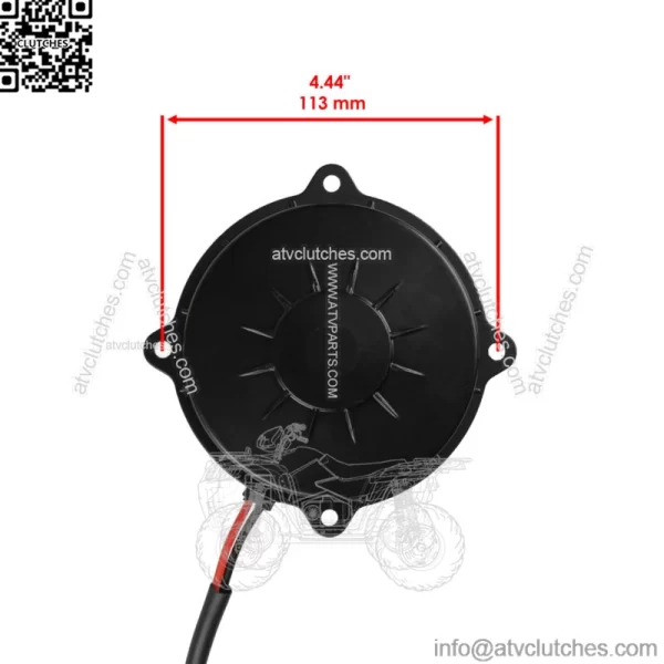 Radiator Cooling Fan Motor for Polaris Ranger Crew 1000 Diesel 15-23 Except NSTR - Image 3