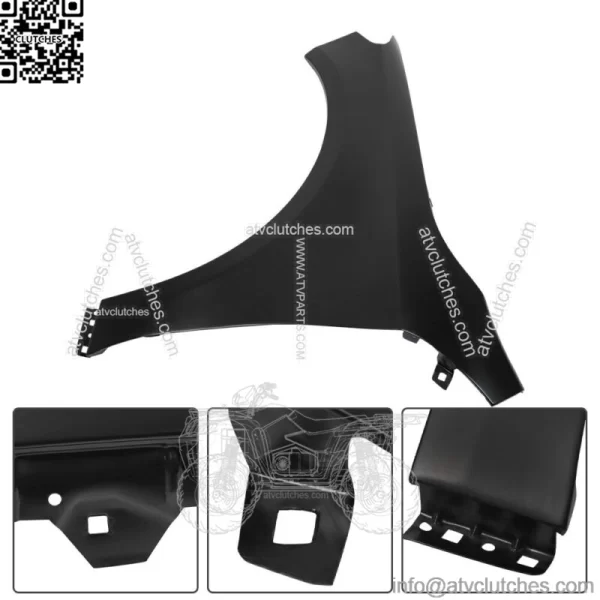 Fit For 2014-2019 Mercedes Benz CLA250 Fender Front Left Side Steel Primed - Image 2