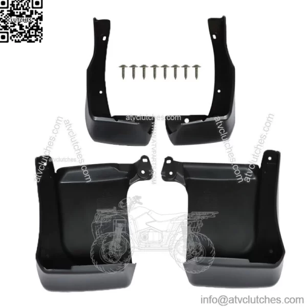 For 2013-2015 Honda Accord Mud Flaps Guards Splash Protectors Front Rear 4Pcs - Image 2