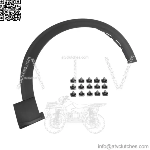 Front Right Fender Flares For 2020-2021 Ford Explorer LB5Z16039AA Black - Image 2