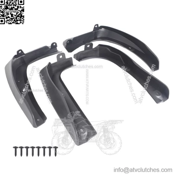 4pcs Front & Rear LH RH Splash Guards Mud Flaps For Toyota Highlander 2014-2019 - Image 2