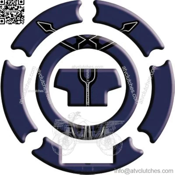 Gas Cap Protector T.Fork Blue for Yamaha FZ-07 2015-2017