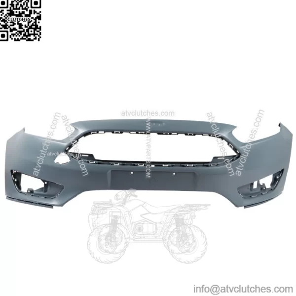 Primed Front Bumper Cover For 2015 2016 2017 2018 Ford Foc S / SE / SEL - Image 2