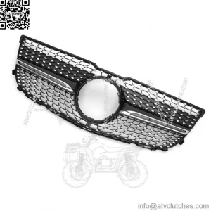 Diamond Black Front Grille Grill For Mercedes Benz GLK X204 GLK250 GLK350 13-15