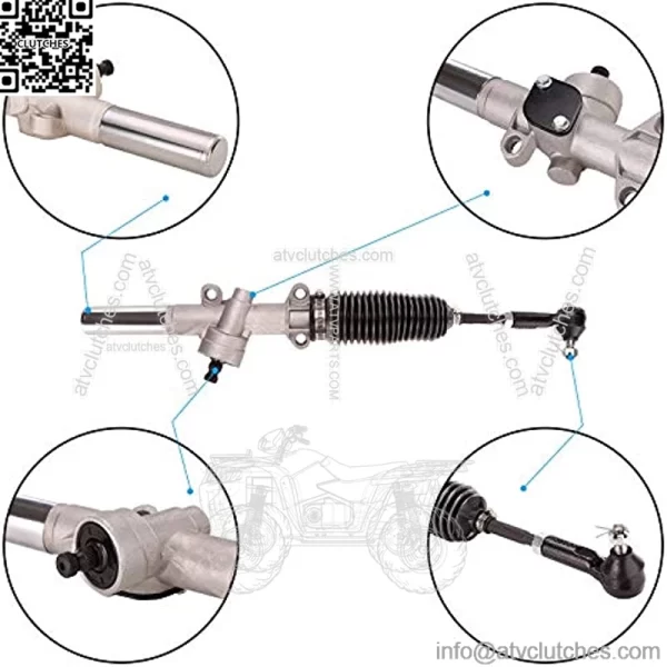 Golf Cart Steering Gear Box Assembly Fits for EZGO TXT 2001-UP Gas and Electric Golf Carts 70602G01 70964G01 70964G02 - Image 4