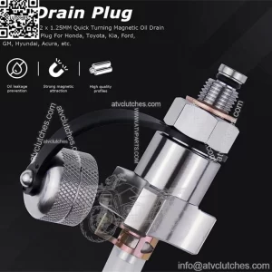 Quick Twist Oil Drain Valve Stainless Steel Oil Pan Quick Oil Drain Screw