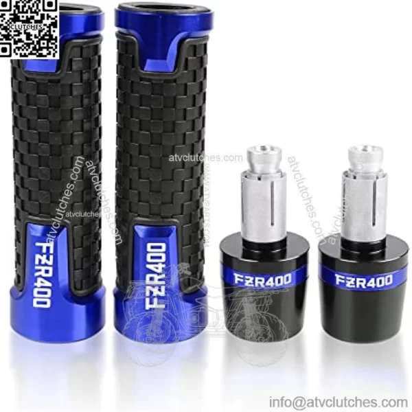 7/8 Motorcycle Grips Handlebars Hand Grips 7/8" 22mm Motorcycle Anti-Skid Handles Grips Grips Handlebar Cap for Yamaha FZR400 1988 1989 1990 2001 2009 2015 2019 FZR 400 Motorcycle Grips