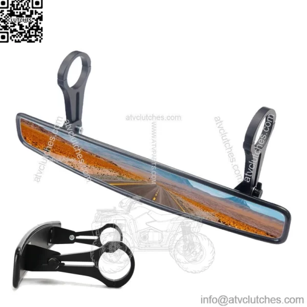 UTV Rear View Center Mirror For 1.75" Roll Bar CANAM MAVERICK Commander 800 1000 (For: More than one vehicle) - Image 2