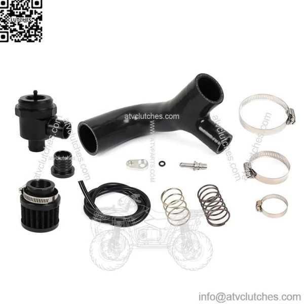 Black Blow Off Valve Kit For Can-Am Maverick X3 TURBO R & RR MODELS 2020-2023