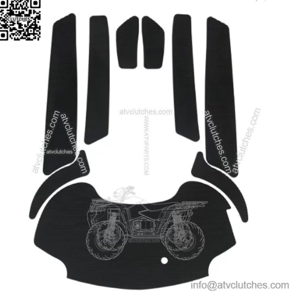 Hydro-Turf jet ski mats for Yamaha FX SHO 2008-2011, FX HO 2010-2011, FZR and FZS 2009-2016 (Black Molded Diamond)