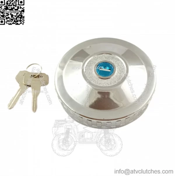 Tank cap Fuel tank cap with 2 keys Chromed Locking Truck Steel 60mm - Image 2
