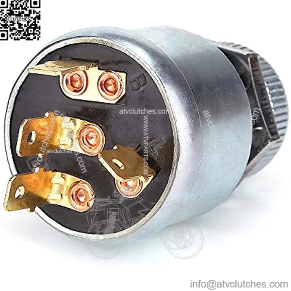 Golf Cart Ignition Switch for EZGO 1968-up with Factory Lights Gas & Electric, 3-Way 4-Terminal with 2 Standard Keys, OEM# 33639-G01 33639G01 - Image 3