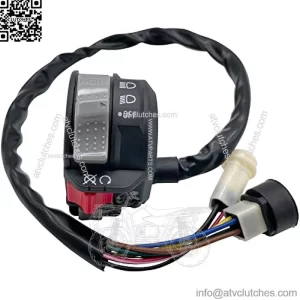 Left Handlebar Control Engine Start Run Off Headlight Switch for Yamaha Big Bear 350 Warrior 350 Moto-4 225/250/350 PRO-4 Terra Pro YFM225/250/350 YFP350 YFU59V-83973-09-00
