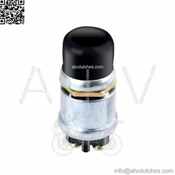 Golf Cart 12V Horn Switch Button w/ Cover Floor Mount For Club Car, EZGO, Yamaha