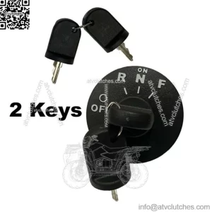 EZGO RXV Golf Cart Ignition Key Switch 2 Keys for Electric 605637 609682  08-19
