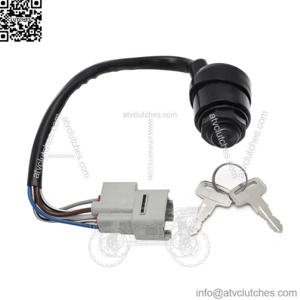 Key Ignition Switch Set For Kawasaki Teryx 750 800 / KRF750 4x4 KRF800 2008-2020 - Image 2