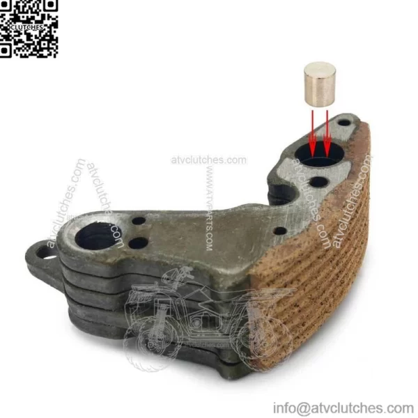 Wet Clutch Brass Slugs Kit for Yamaha Rhino Grizzly Wolverine Viking Kodiak 700 - Image 2
