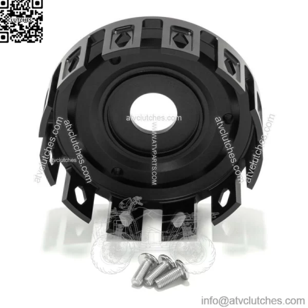 For Yamaha YFZ450 07-09 Aluminum Billet Clutch Kit Clutch Basket Plates Springs - Image 2