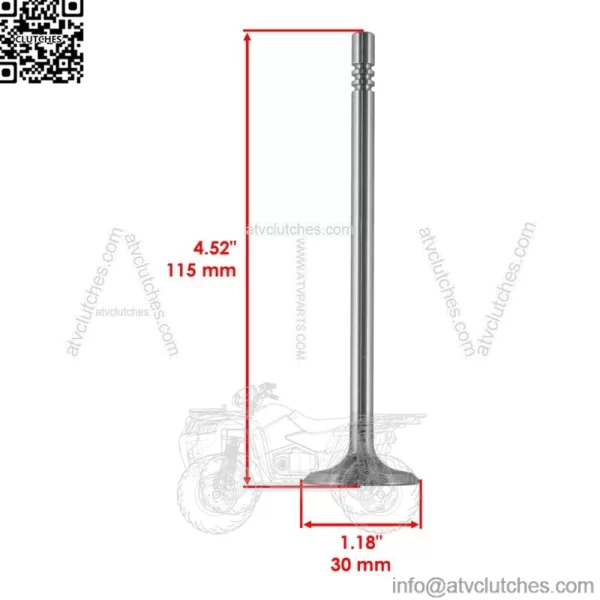 Exhaust & Intake Valve for Polaris Sportsman 800 EFI 2005-2014 (For: Polaris Sportsman 800) - Image 2