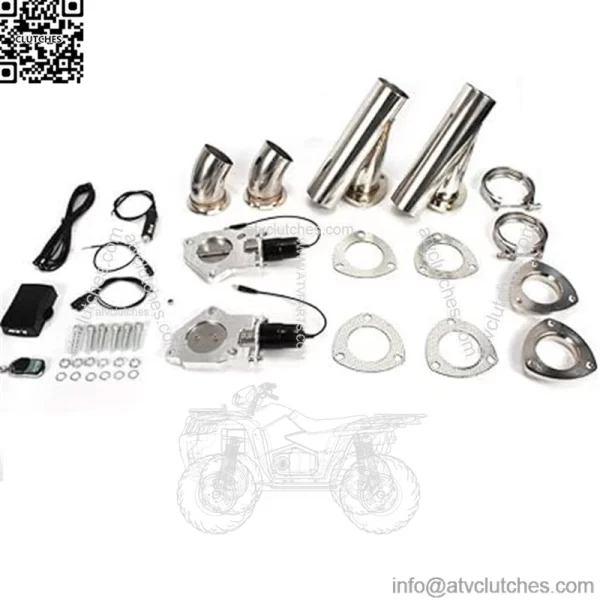 2.5-inch electric exhaust valve remote control 2-in-1