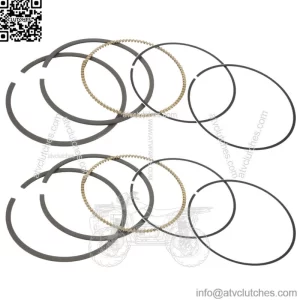 2 Piston Ring Kit for Polaris Sportsman 800 EFI 2005 2006 2007 2008 2009-2014 (For: Polaris Sportsman 800)
