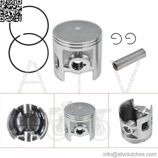 For Yamaha DT 175 YT175  Piston 66mm Bore 69.5mm Height Rings Kit Motorcycle