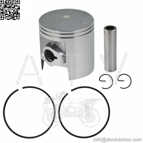 For Yamaha DT 175 YT175  Piston 66mm Bore 69.5mm Height Rings Kit Motorcycle - Image 2