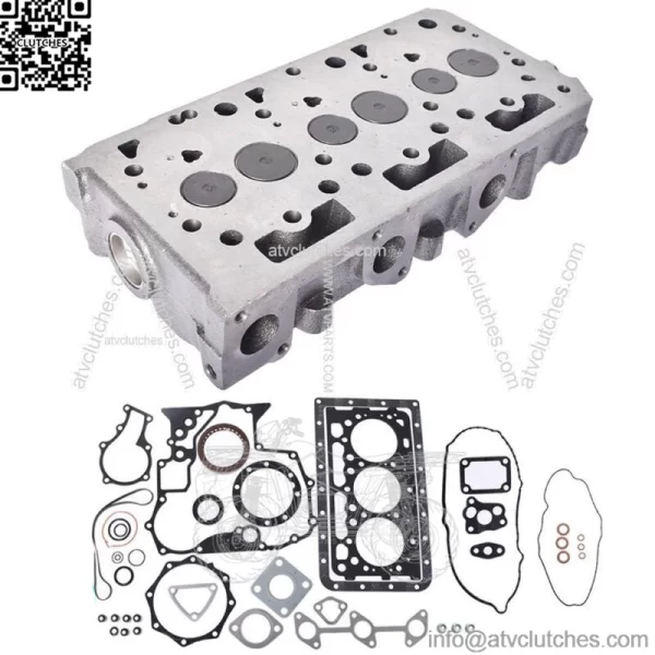 New "Complete" Cylinder Head & Full Gasket Kit FITS Kubota D902 ZD323