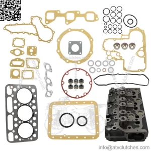 Complete Cylinder Head & Gasket Kit For Kubota D1503 Tractor L2900 L3000 L3010