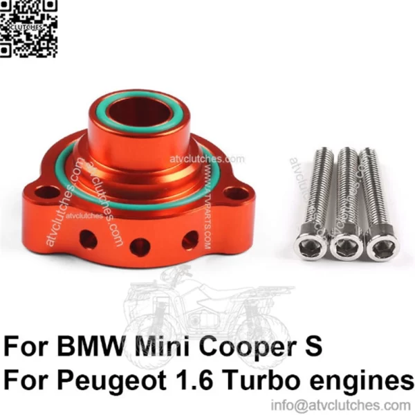 Car Modification Pressure Relief Valve Base Adapter for BMW Mini Cooper S Peugeot 1.6